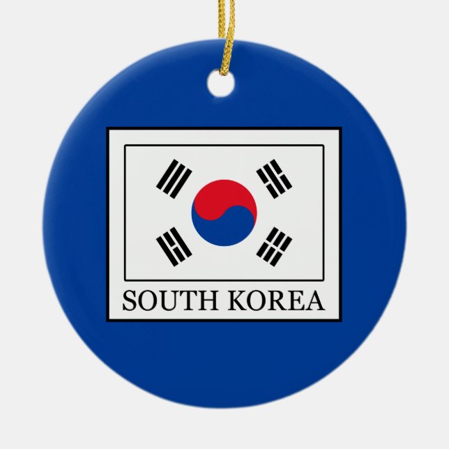 South Korea Ceramic Tree Decoration (Front)