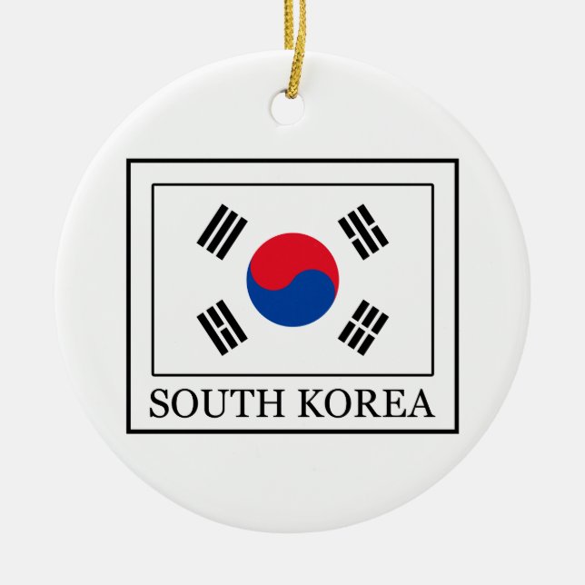 South Korea Ceramic Tree Decoration (Front)
