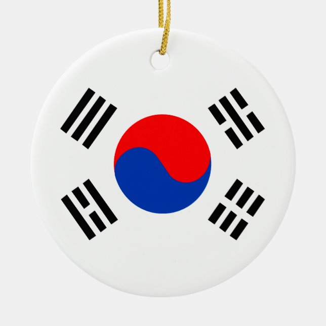 South Korea Ceramic Tree Decoration (Front)