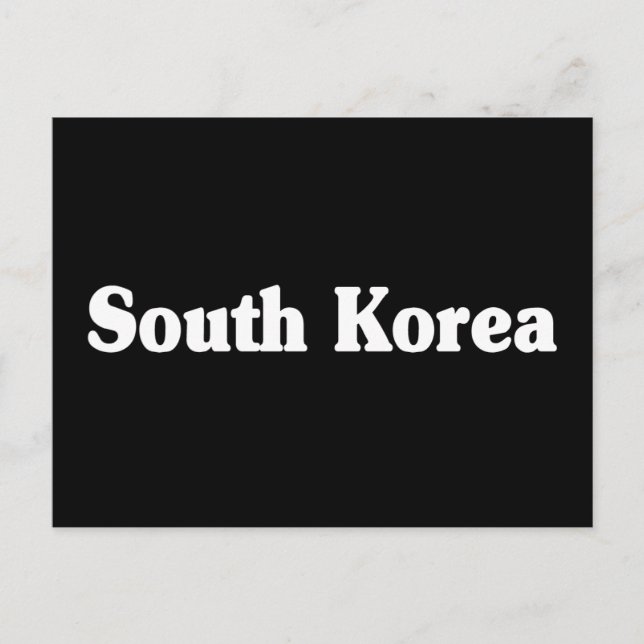 South Korea Classic Style Postcard (Front)