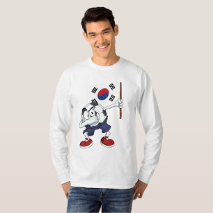 South Korea Dabbing Soccer Ball T-Shirt