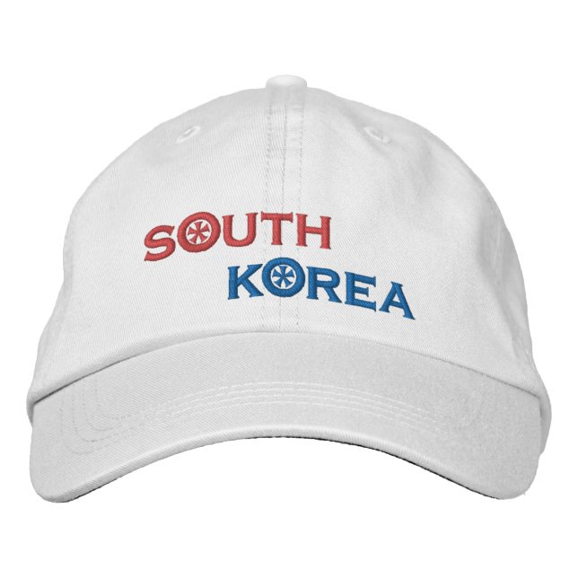 South Korea Embroidered Baseball Hat (Front)