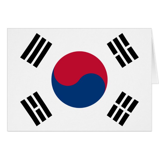 South Korea Flag (Front Horizontal)