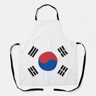 South Korea Flag Apron