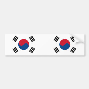 South Korea flag Bumper Sticker