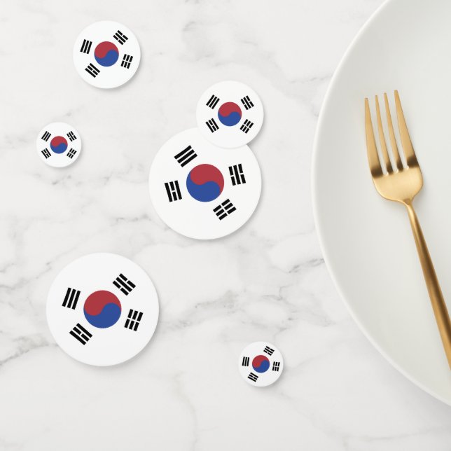 South Korea flag Confetti (Group)
