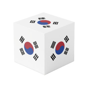 South Korea flag Cube