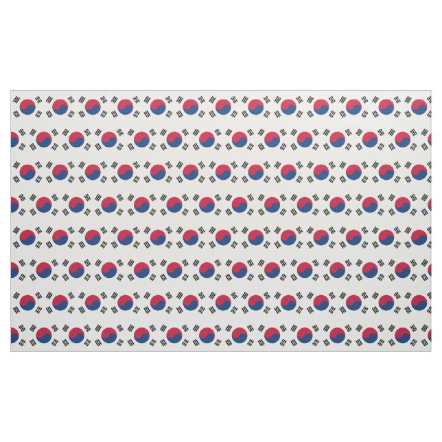South Korea Flag Fabric (Yard)