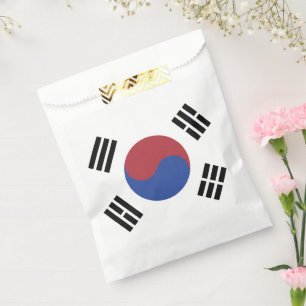 South Korea flag Favour Bags