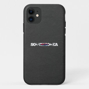 South Korea flag font Case-Mate iPhone Case
