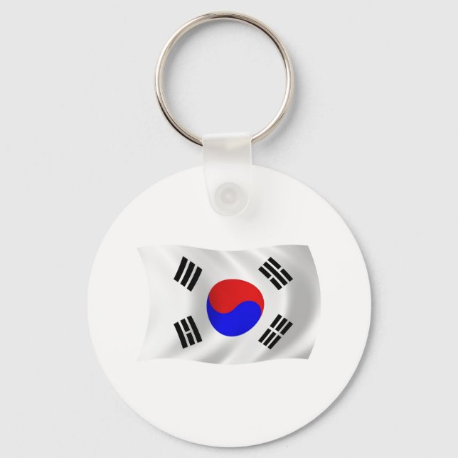 South Korea Flag Keychain (Front)