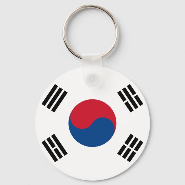 South Korea Flag Keychain (Front)