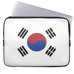 South Korea flag Laptop Sleeve
