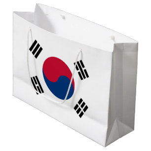South Korea Flag Large Gift Bag