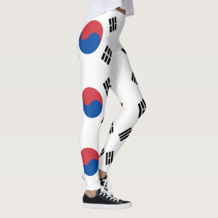 South Korea Flag Leggings