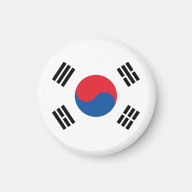 South Korea Flag Magnet (Front)
