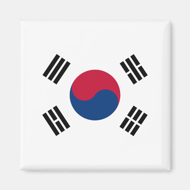 South Korea flag Magnet (Front)