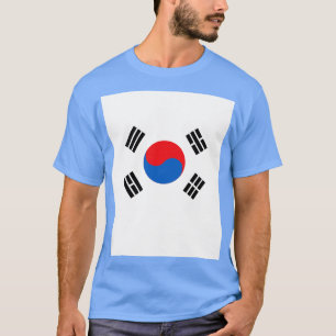 South Korea Flag Mask T-Shirt