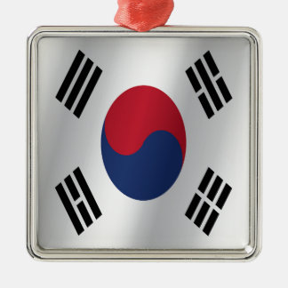 South Korea flag Metal Tree Decoration