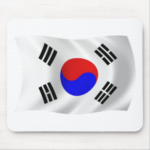 South Korea Flag Mousepad