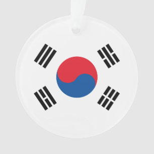 South Korea Flag Ornament