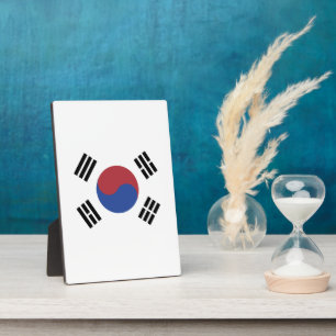 South Korea flag Plaque