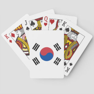 South Korea Flag Playing Cards