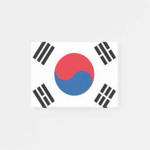 South Korea Flag Post-it Notes