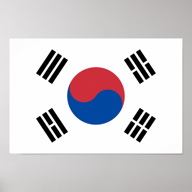 South Korea Flag Poster (Front)