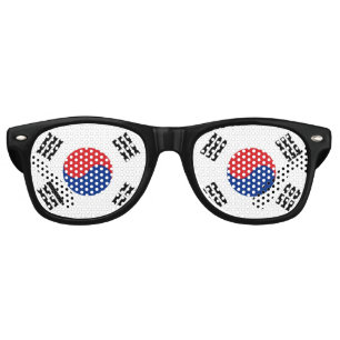 South Korea Flag Retro Sunglasses