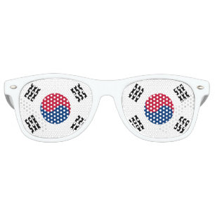 South Korea flag Retro Sunglasses