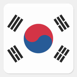 South Korea Flag Sticker