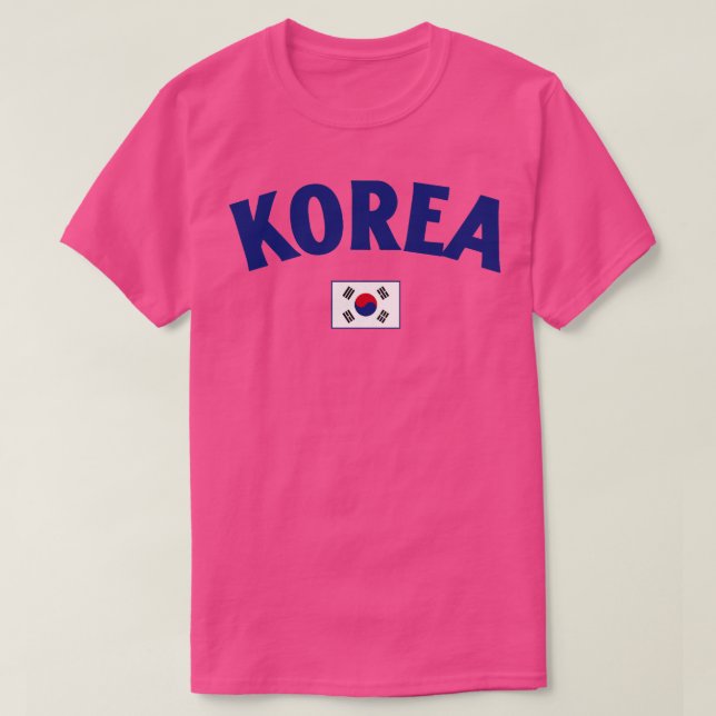 South Korea Flag T-Shirt (Design Front)