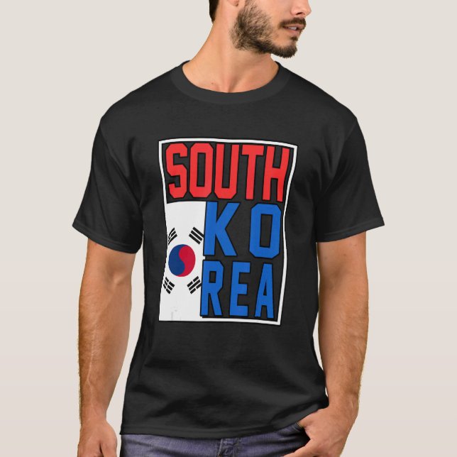 South Korea Flag T-Shirt (Front)