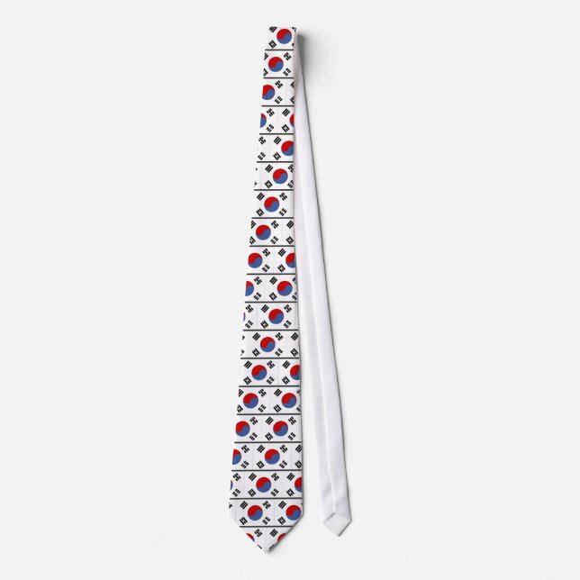 South Korea Flag Tie (Front)