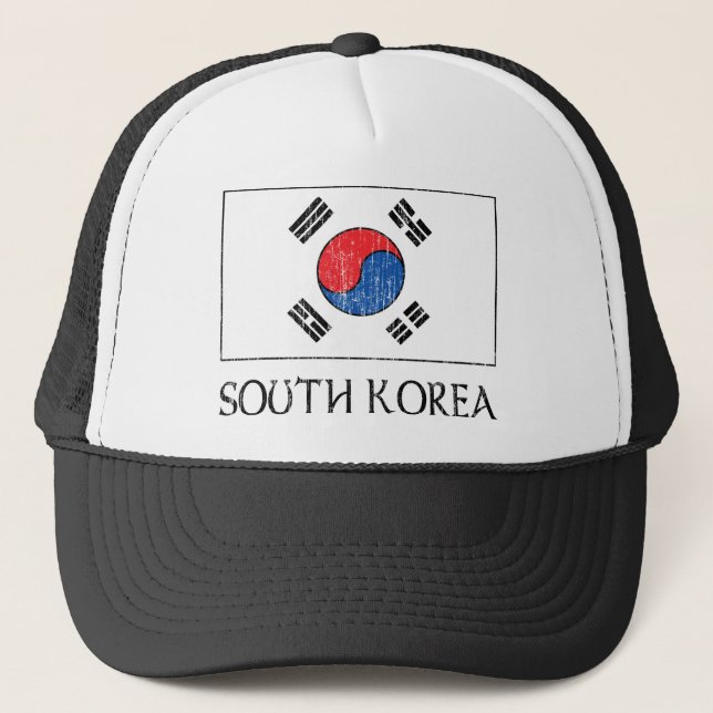 South Korea Flag Trucker Hat (Front)