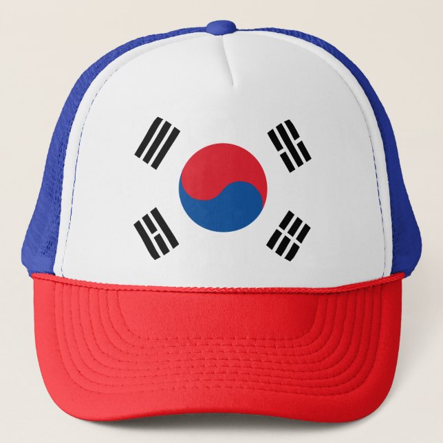 South Korea Flag Trucker Hat (Front)
