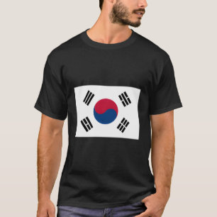 South Korea Flag With Korean National Colours T-Shirt