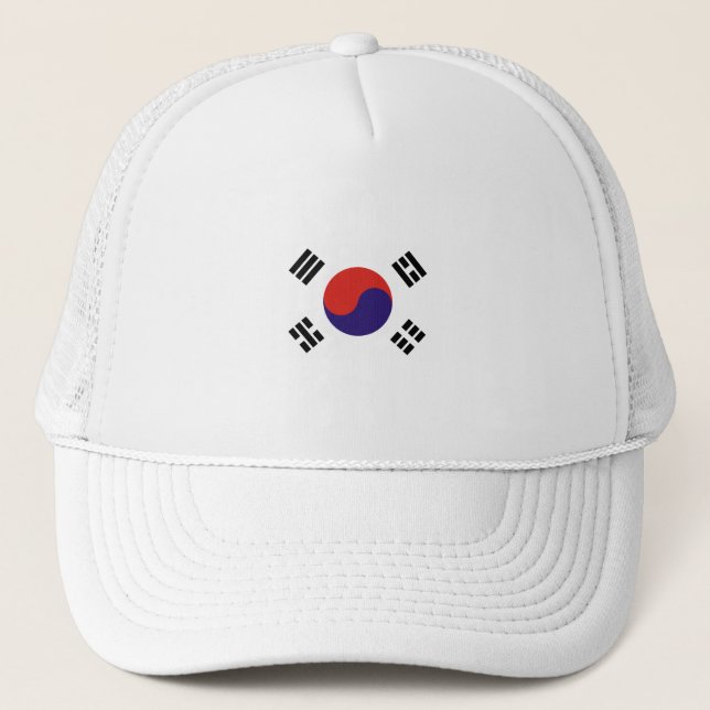 South Korea flag World cup Football Trucker Hat (Front)