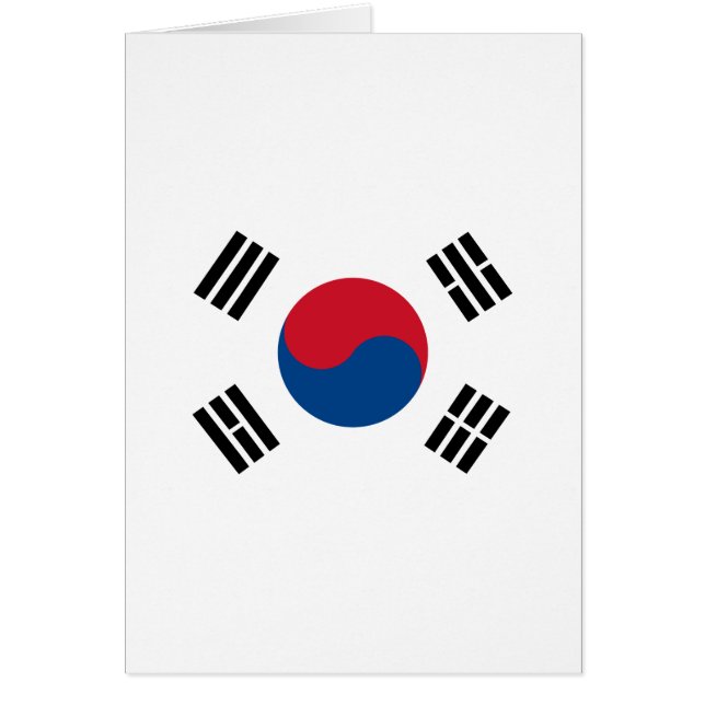 South Korea flag - Yin Yang (Front)
