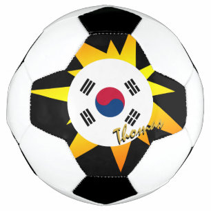 South Korea Football & Korean Flag / BANG Soccer Ball