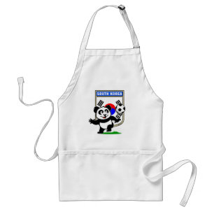 South Korea Football Panda Standard Apron