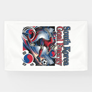 South Korea Goal Energy Skeleton Striker Nations B Banner