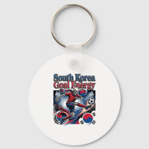 South Korea Goal Energy Skeleton Striker Nations B Key Ring