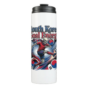 South Korea Goal Energy Skeleton Striker Nations B Thermal Tumbler