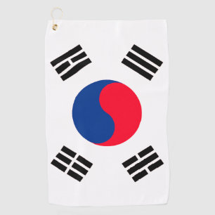 South Korea Golf Towel