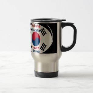 South Korea Hakuna Matata Art Print/Graphic Travel Mug