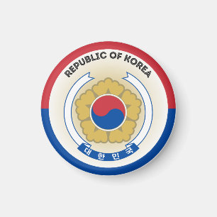 South Korea Heritage Emblem Magnet