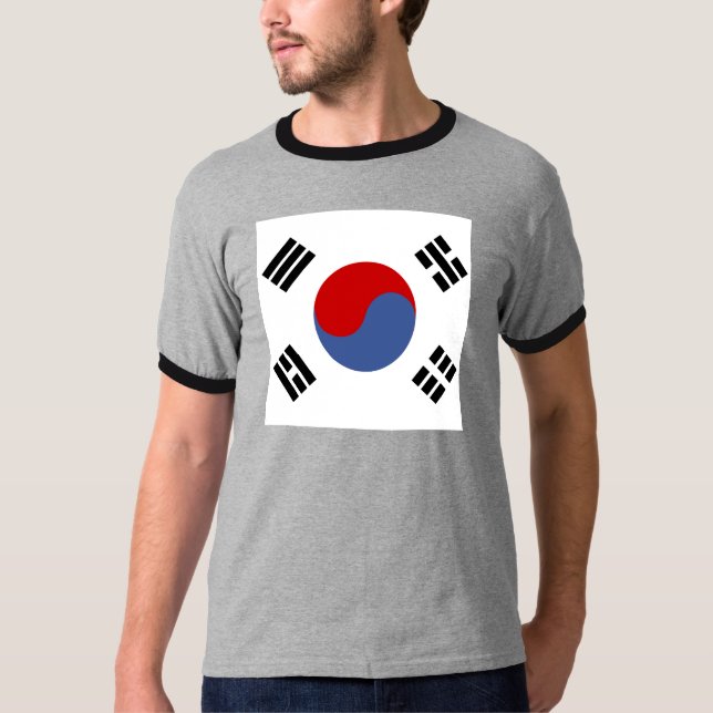 South Korea High quality Flag T-Shirt (Front)