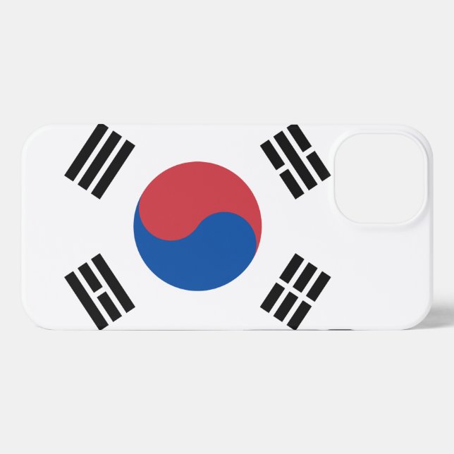 South Korea iPhone Case (Back Horizontal)